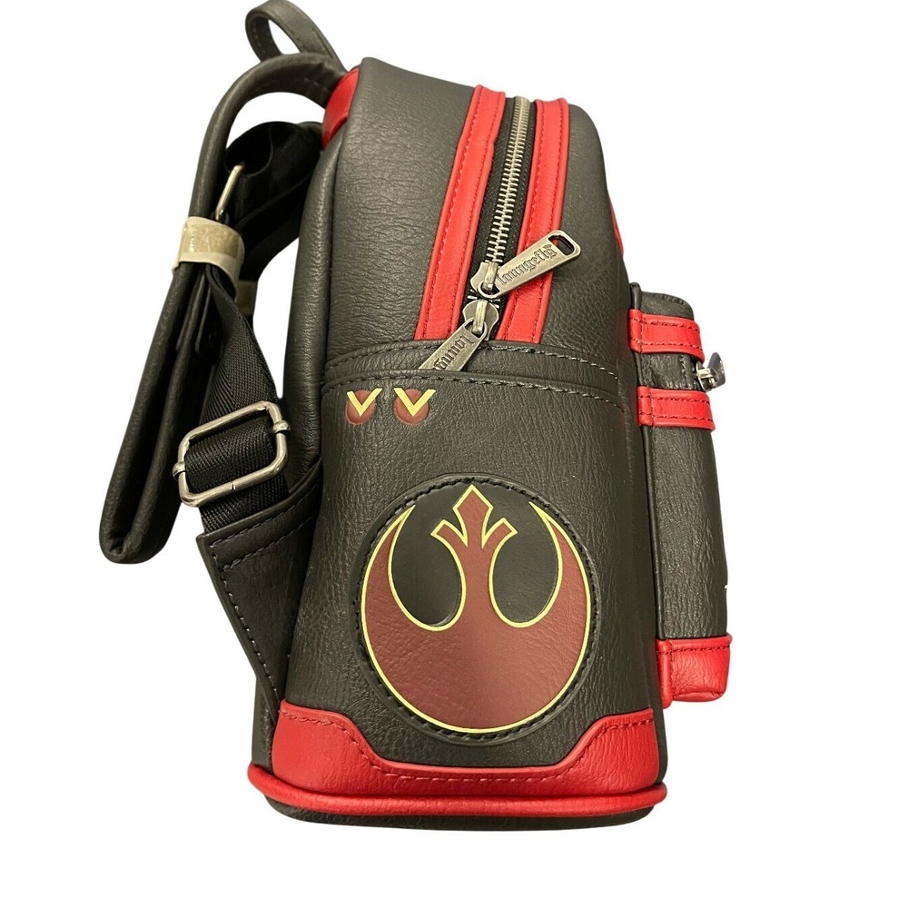 Loungefly Poe Dameron Cosplay Backpack | Star Wars The Last Jedi Bag - Picture 5 of 5
